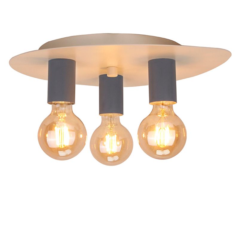 Metall taklampa blå, Leilani