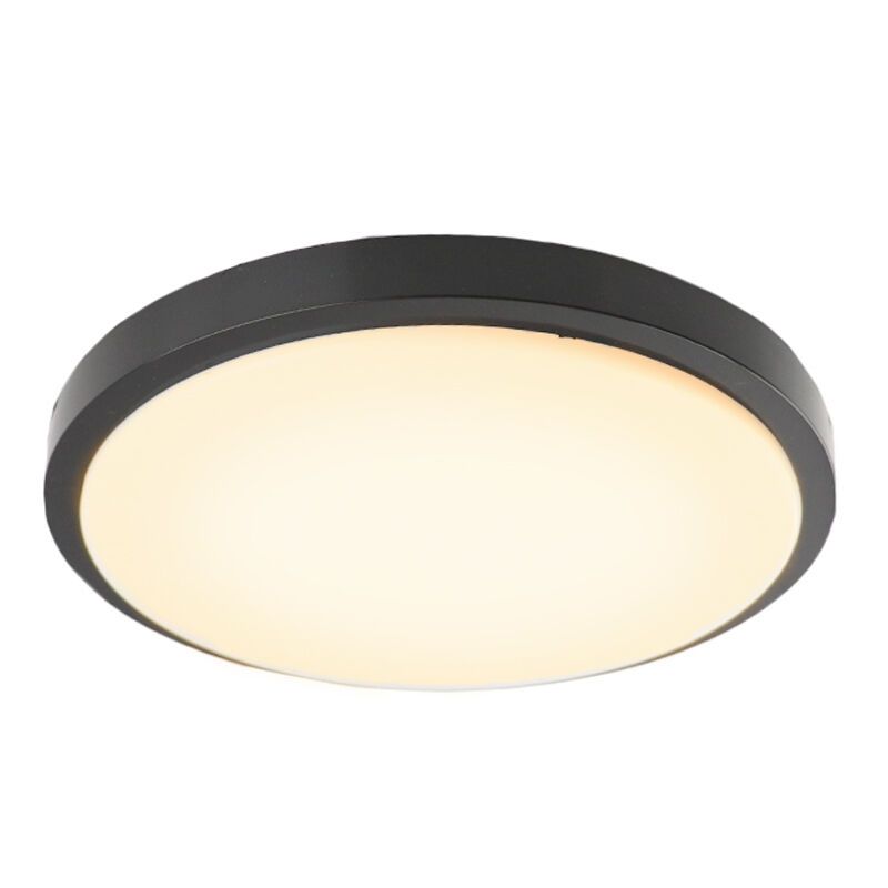 Svart modern plafond plast, Kos, 22W, 3000K LED Svart modern plafond plast, Kos, 22W, 3000K LED