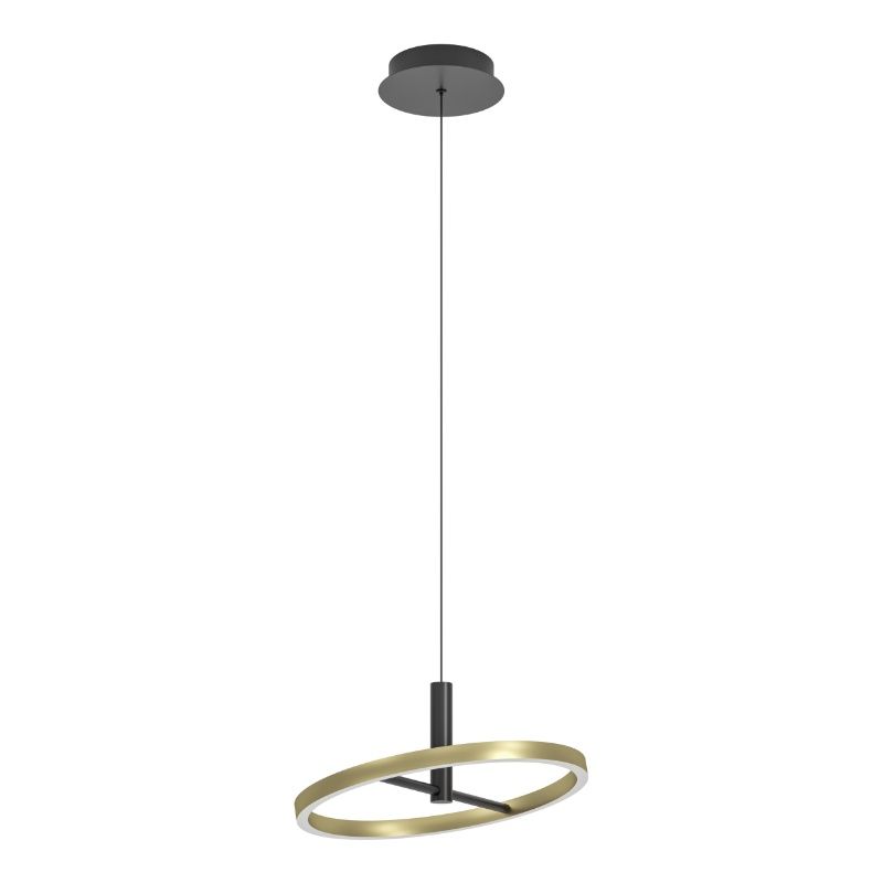 Mässing design fönsterlampa metall, Buket, 19W, 3000K LED, 3 stegs dimmer