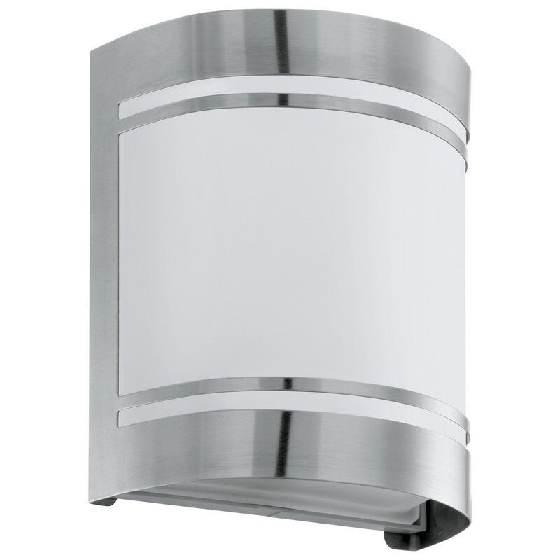 Silver modern utelampa glas, Aartje, IP44 Silver modern utelampa glas, Aartje, IP44
