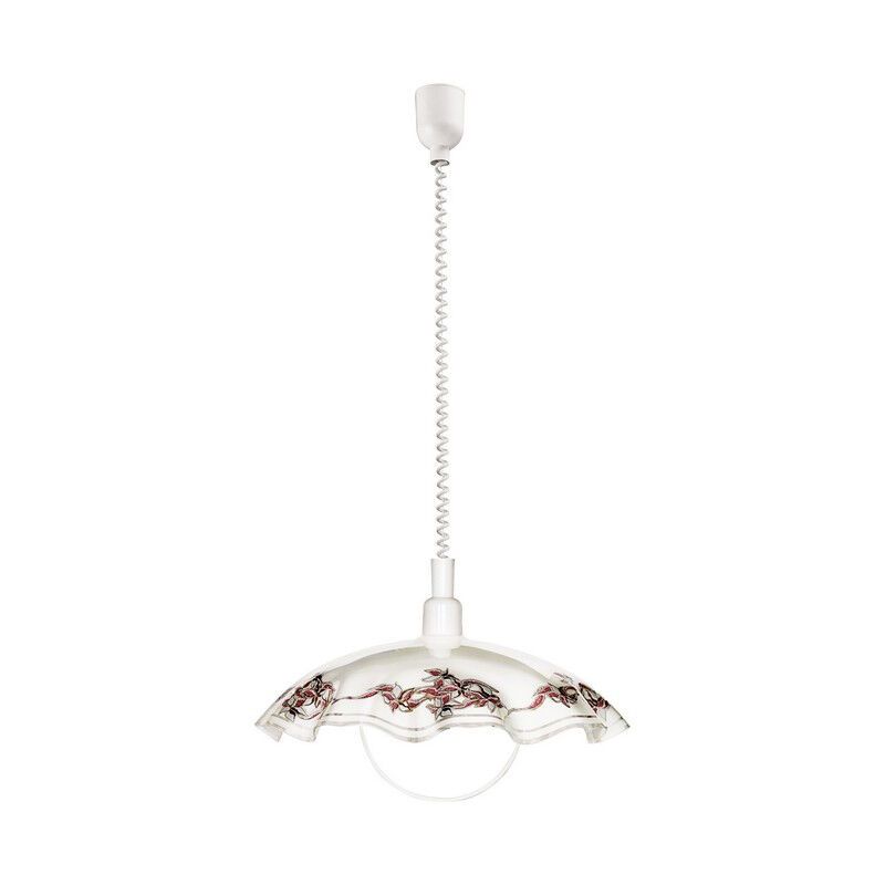 Vit klassisk fönsterlampa glas, Kaj