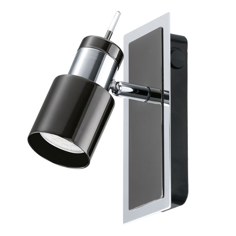 Nickel retro spotlight tak stål, Nicolas, med brytare Nickel retro spotlight tak stål, Nicolas, med brytare