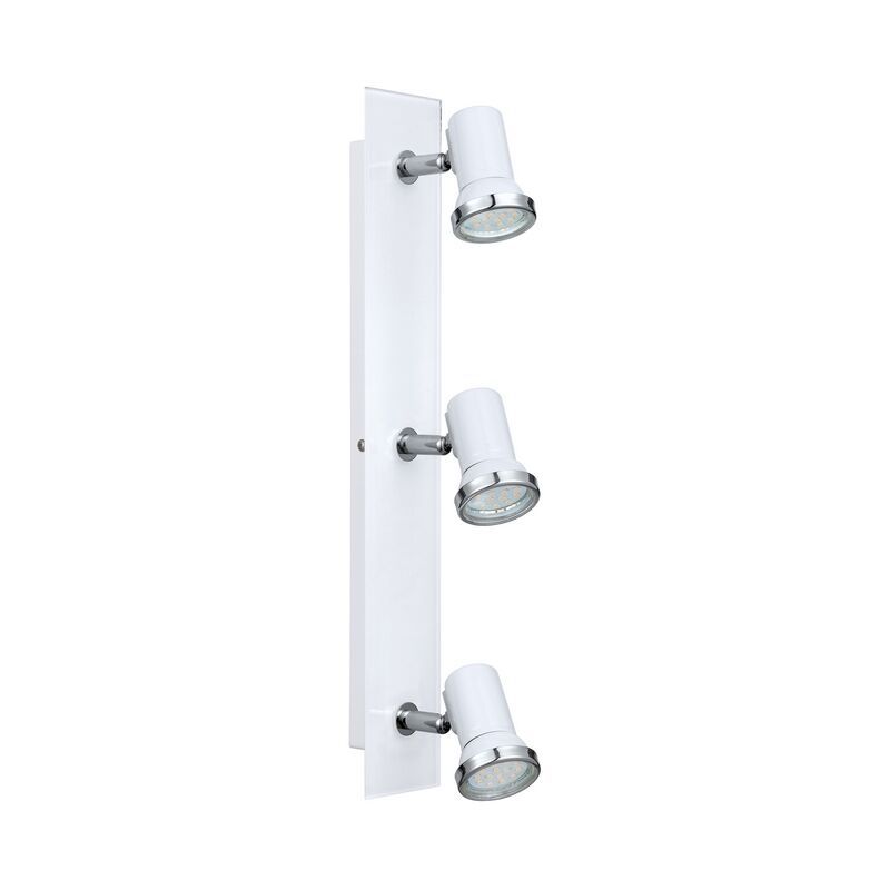 Krom modern spotlight tak glas, Jasmijn, IP44