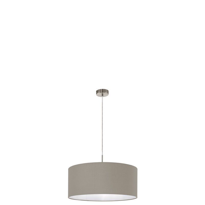 Taupe modern fönsterlampa tyg, Abano