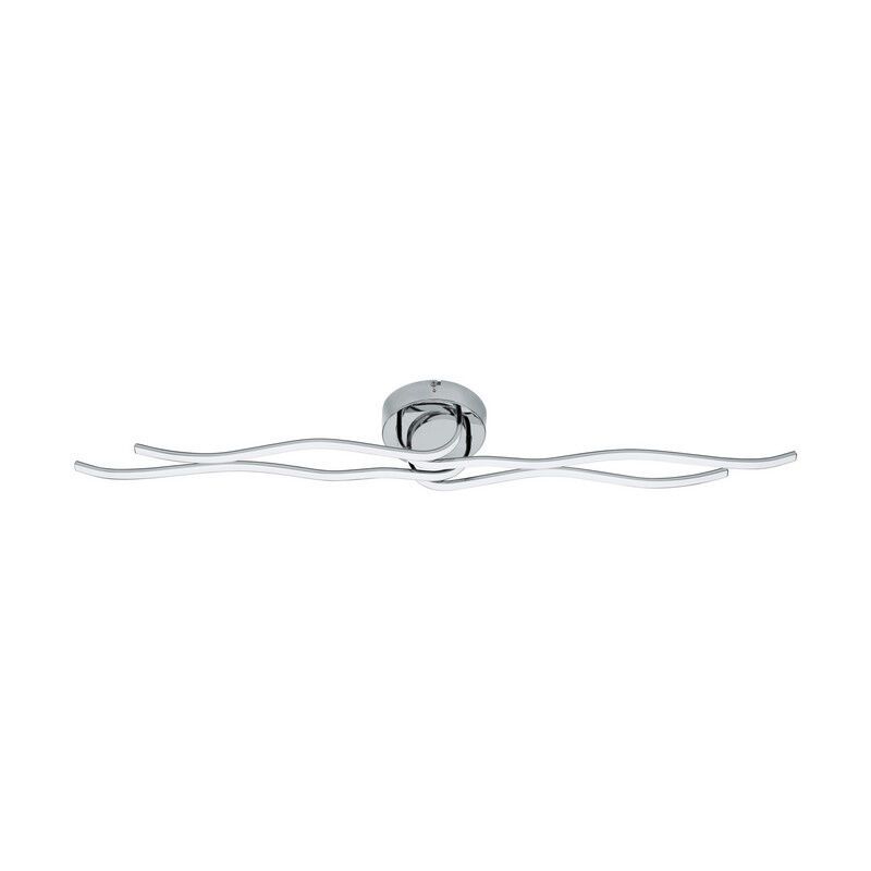 Krom modern taklampa plast, Therese, 40W, 3000K LED