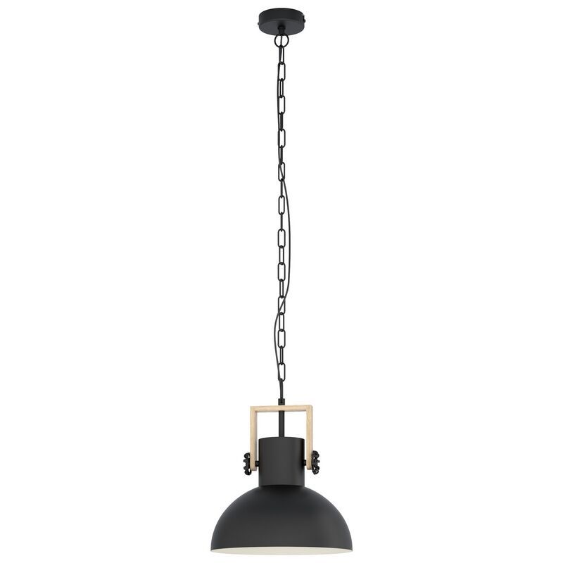 Svart industri fönsterlampa metall, Elmira