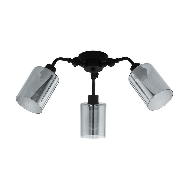 Svart modern plafond stål, Paola Svart modern plafond stål, Paola