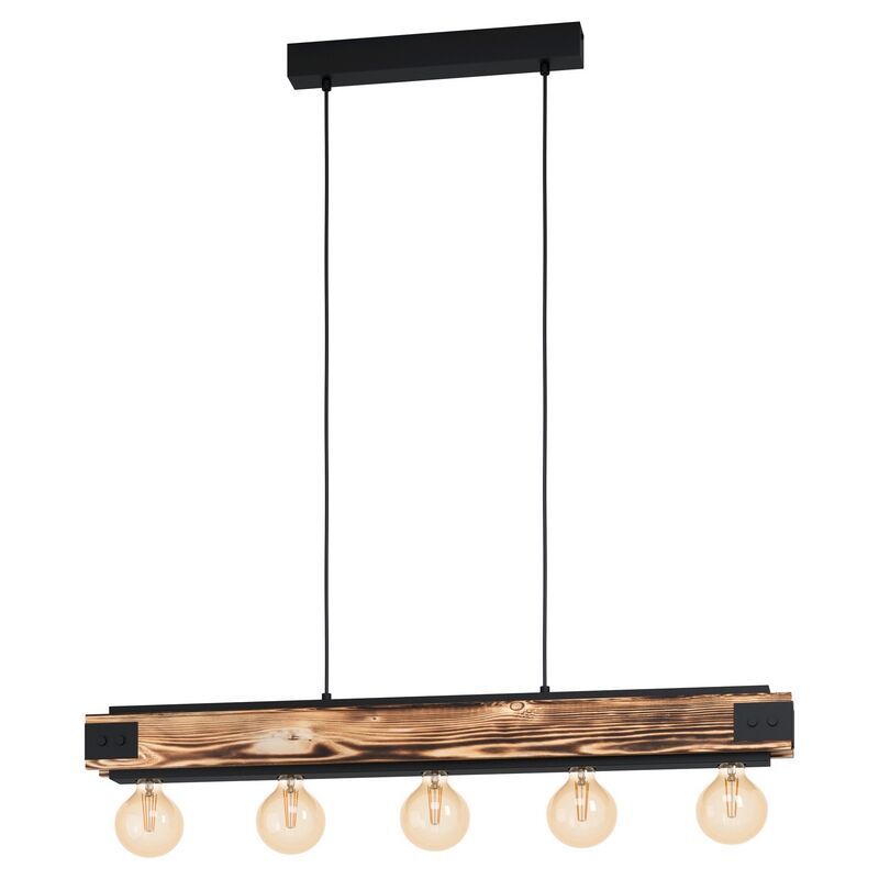 Trä fönsterlampa brun, Dragana