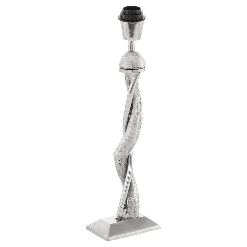 Nickel modern bordslampa utan skärm aluminium, Mason, med brytare Nickel modern bordslampa utan skärm aluminium, Mason, med brytare