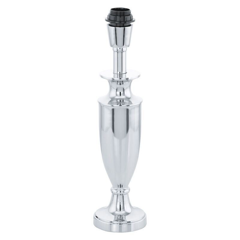 Krom design bordslampa utan skärm stål, Mason, med brytare