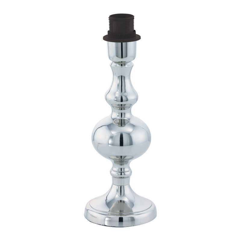 Krom design bordslampa utan skärm stål, Mason, med brytare