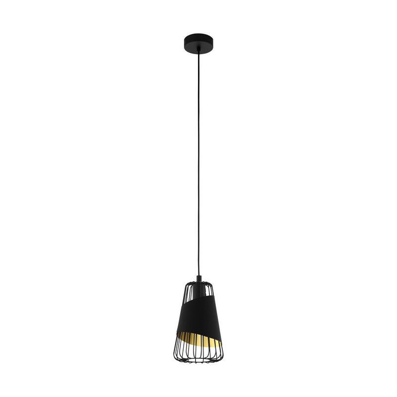 Svart retro fönsterlampa metall, Joost
