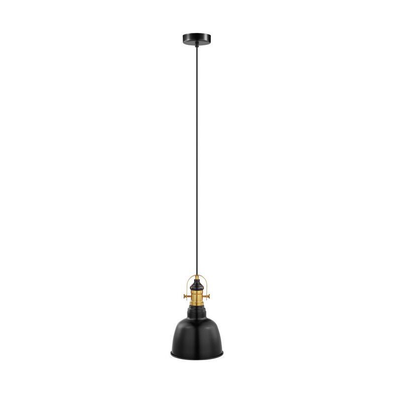 Svart retro fönsterlampa metall, Alain Svart retro fönsterlampa metall, Alain