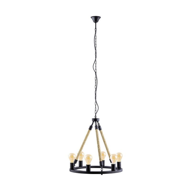 Svart retro fönsterlampa metall, Admir
