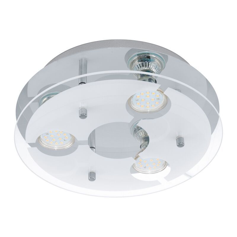Krom modern plafond rostfritt stål, Annelinde