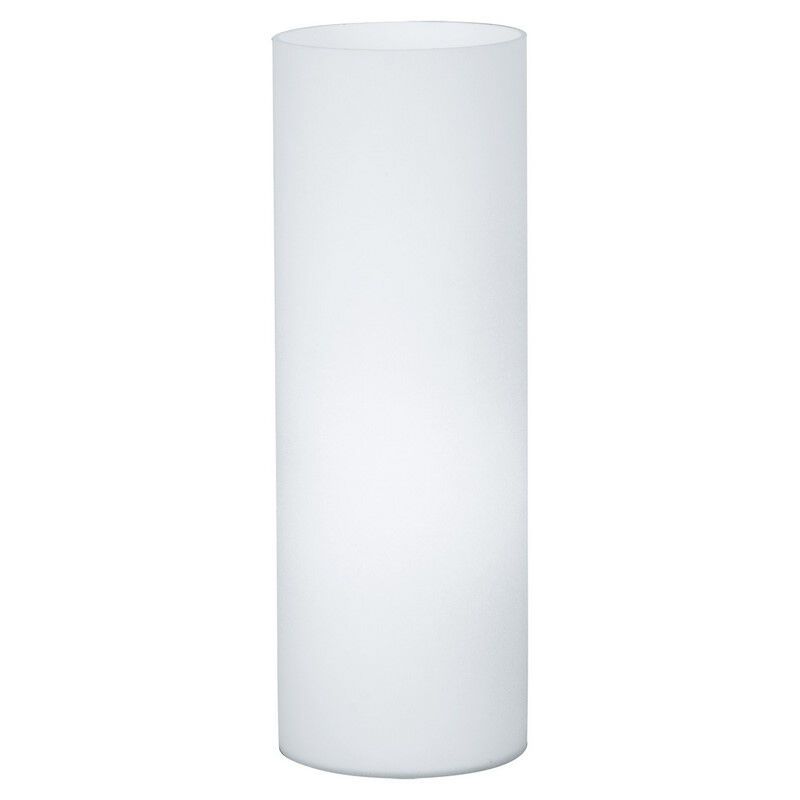 Vit design bordslampa glas, Basken, med brytare Vit design bordslampa glas, Basken, med brytare