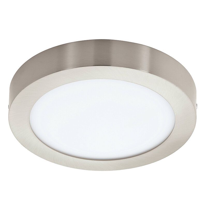 Nickel smart taklampa plast, Geraldo, 16,5W, varm till kall vit justerbar LED, IP44 Nickel smart taklampa plast, Geraldo, 16,5W, varm till kall vit justerbar LED, IP44