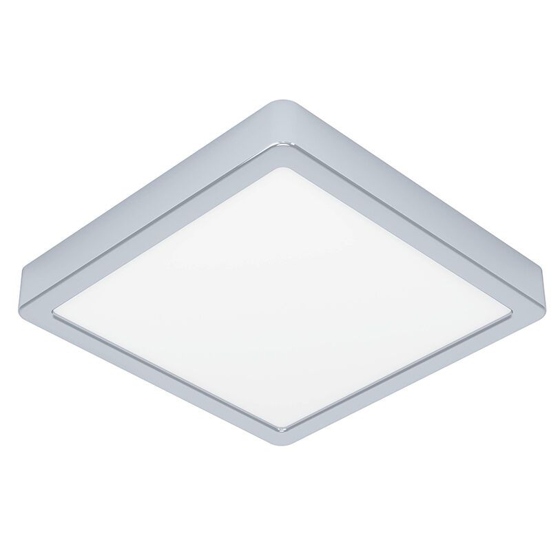 Krom taklampa badrum plast, Geraldo, 17W, 3000K LED, IP44 Krom taklampa badrum plast, Geraldo, 17W, 3000K LED, IP44