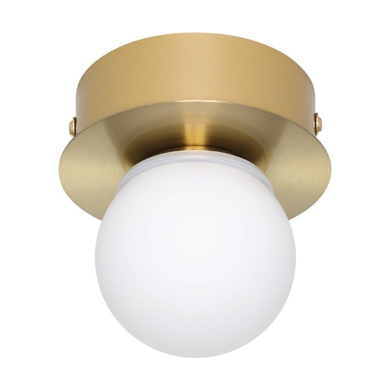 Guld modern taklampa stål, Escha, 3,3W, 3000K LED