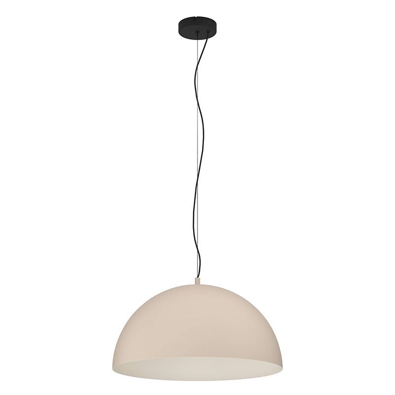 Beige kupollampa stål, Geneva Beige kupollampa stål, Geneva