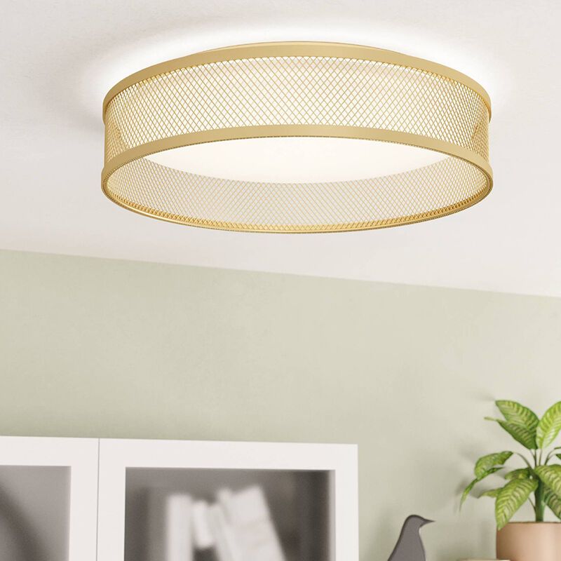 Mässing plafond stål, Jolene, 20W, 3000K LED Mässing plafond stål, Jolene, 20W, 3000K LED