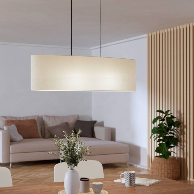 Svart modern fönsterlampa tyg, Siham Svart modern fönsterlampa tyg, Siham
