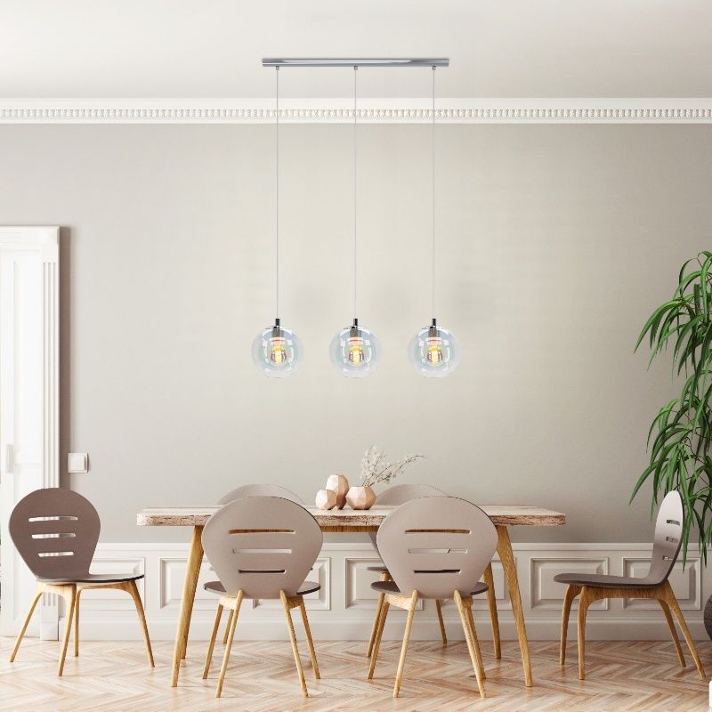Transparent modern fönsterlampa glas, Achek