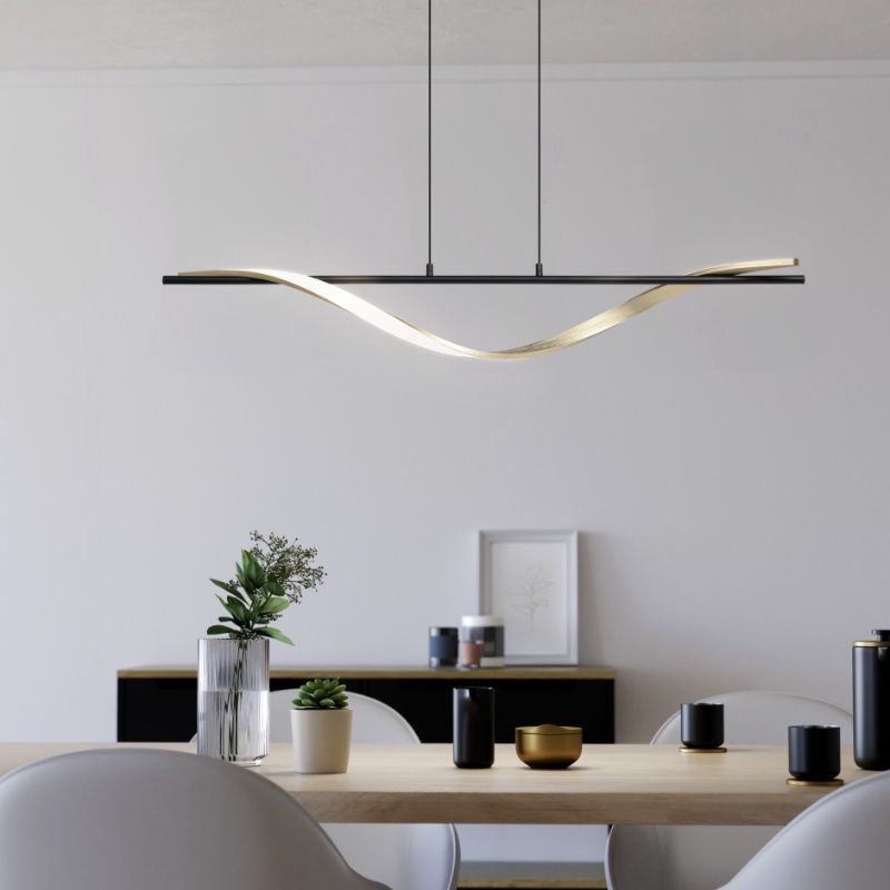 Mässing design fönsterlampa plast, Cunera, 20W, varm till kall vit justerbar LED, 3 stegs dimmer