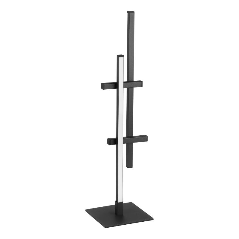 Svart design bordslampa aluminium, Thera, 6,5W, 3000K LED