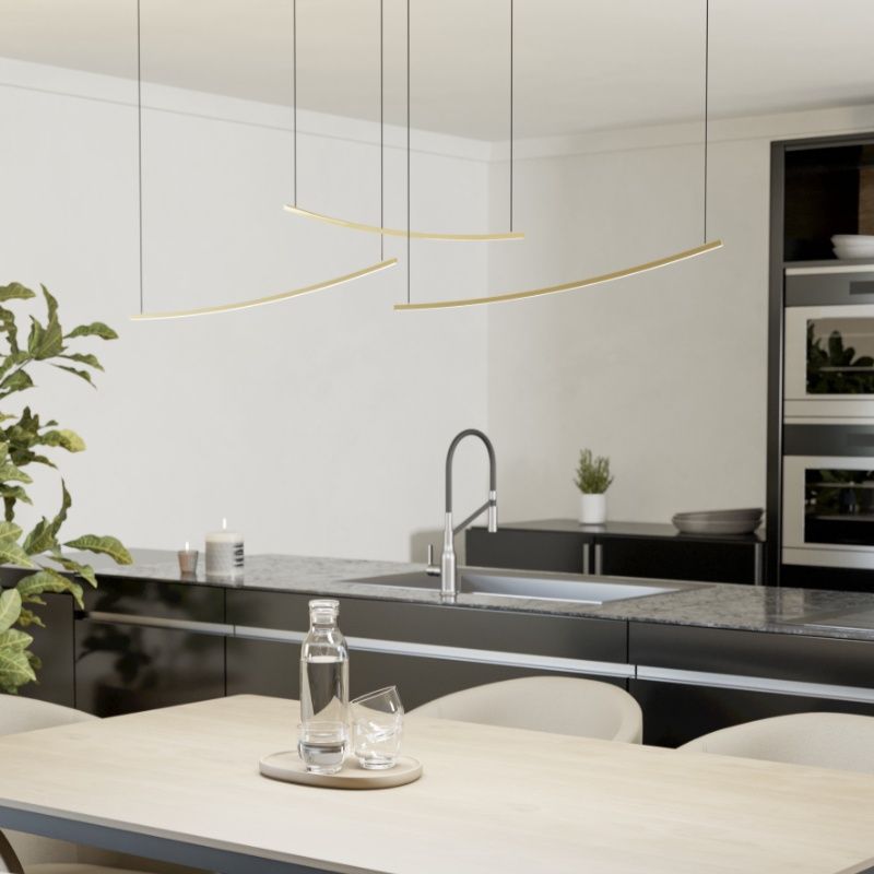 Mässing modern fönsterlampa plast, Vilko, 22W, white switch LED