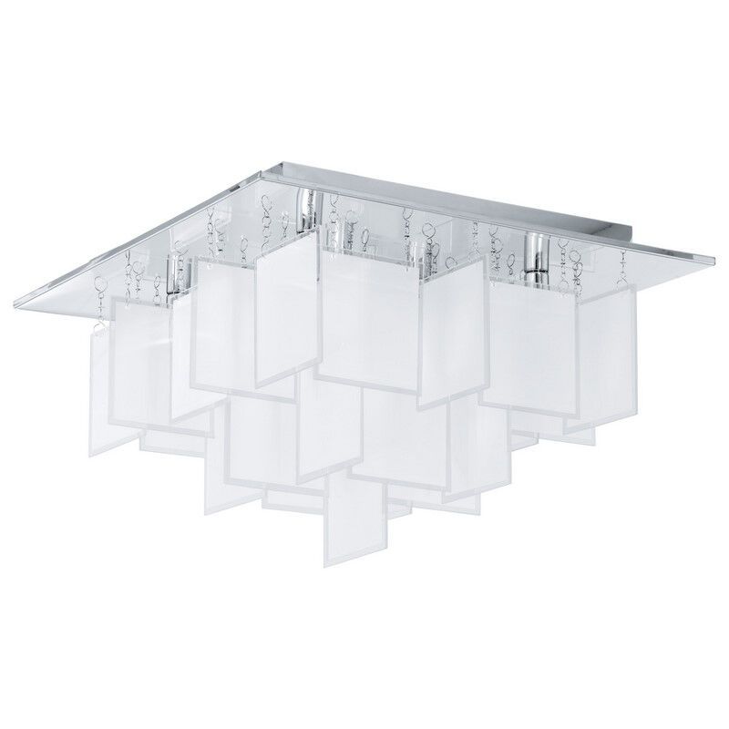 Krom design plafond glas, Sil Krom design plafond glas, Sil