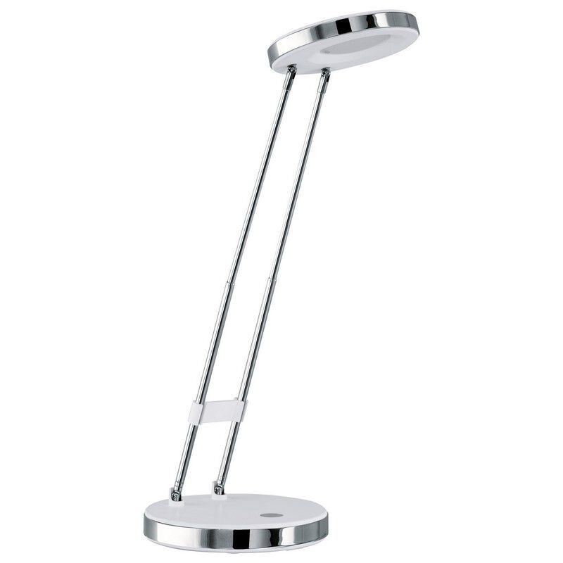 Vit modern skrivbordslampa plast, Arie, 3W, 3000K LED, med brytare