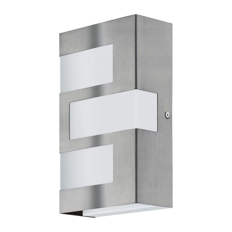 Silver modern utelampa plast, Maegan, 3W, 3000K LED, IP44 Silver modern utelampa plast, Maegan, 3W, 3000K LED, IP44