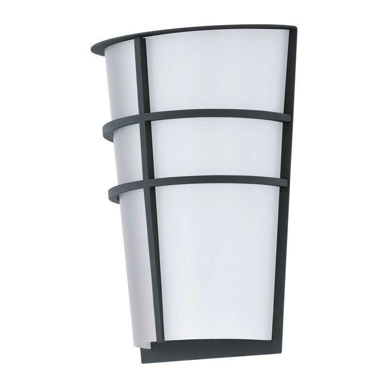 Antracit modern utelampa plast, Bastiaan, IP44 Antracit modern utelampa plast, Bastiaan, IP44