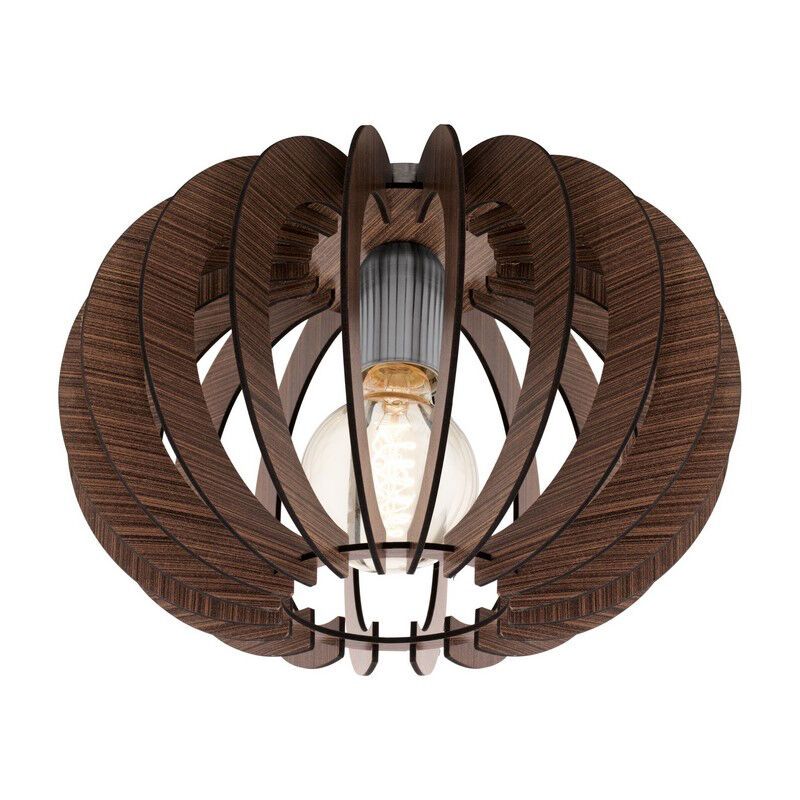 Brun design taklampa trä, Kiran Brun design taklampa trä, Kiran