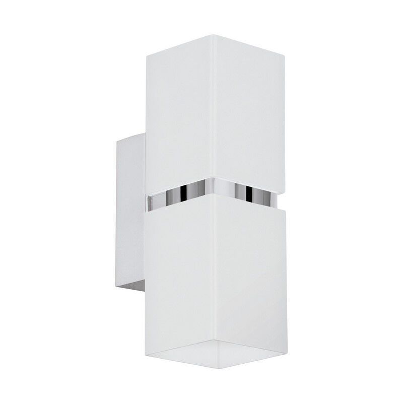 Krom design up down vägglampa metall, Annely