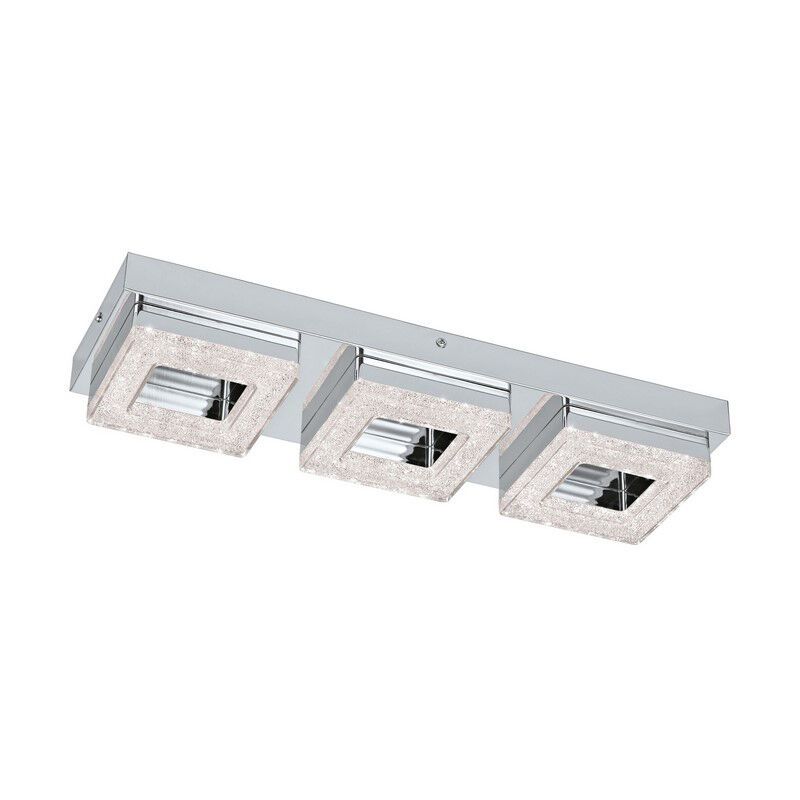 Krom modern vägglampa plast, Arjo, 4W, 3000K LED Krom modern vägglampa plast, Arjo, 4W, 3000K LED