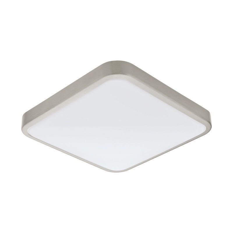 Nickel vägglampa plast, Beyza, 16W, 3000K LED, IP44