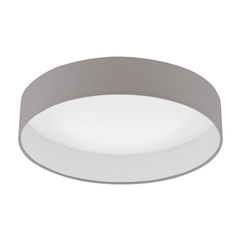 Taupe taklampa tyg, Guido, 18W, 3000K LED Taupe taklampa tyg, Guido, 18W, 3000K LED