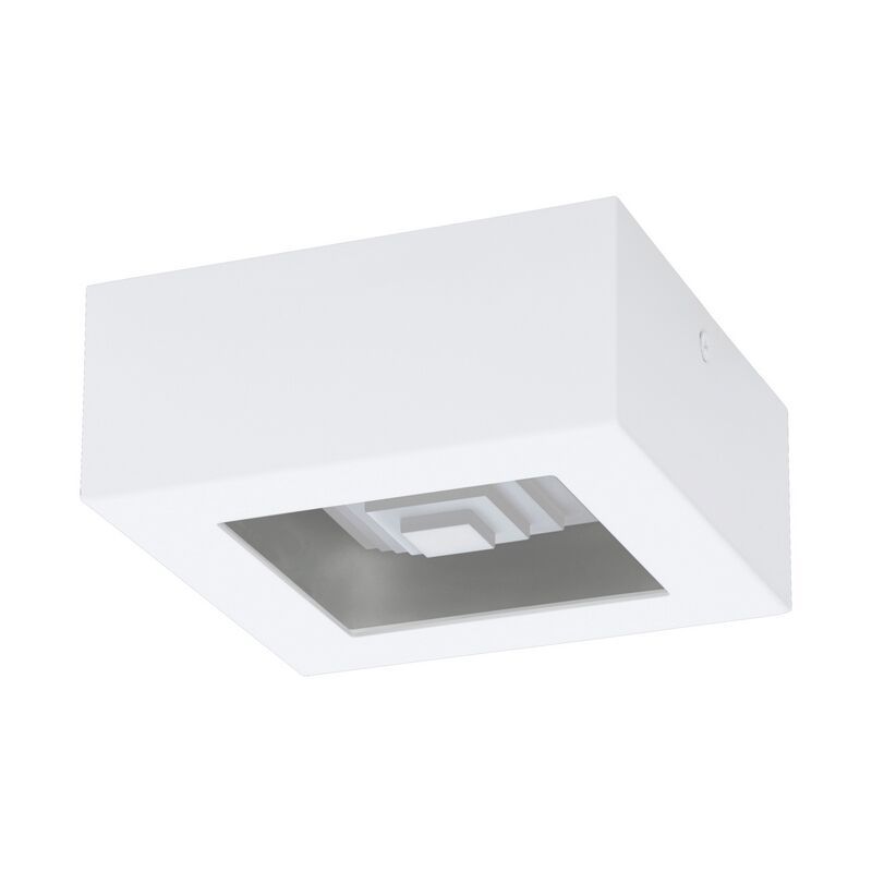 Vit modern plafond stål, Olger, 6W, 3000K LED Vit modern plafond stål, Olger, 6W, 3000K LED