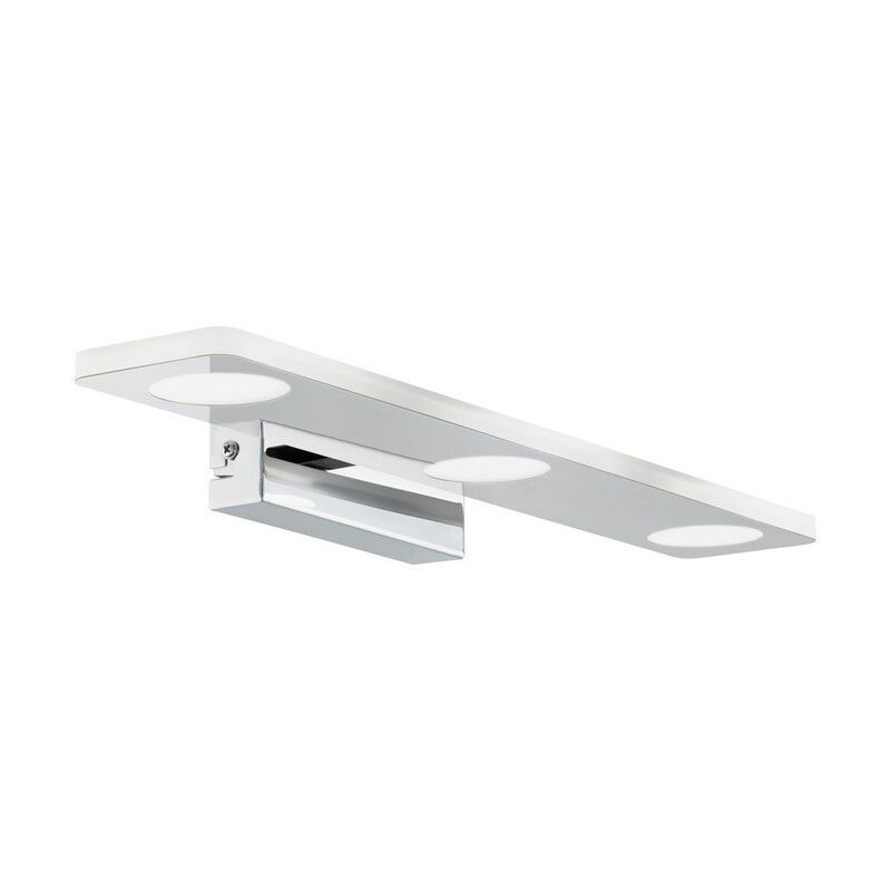 Krom modern vägglampa plast, Jan, 5W, 3000K LED, IP44