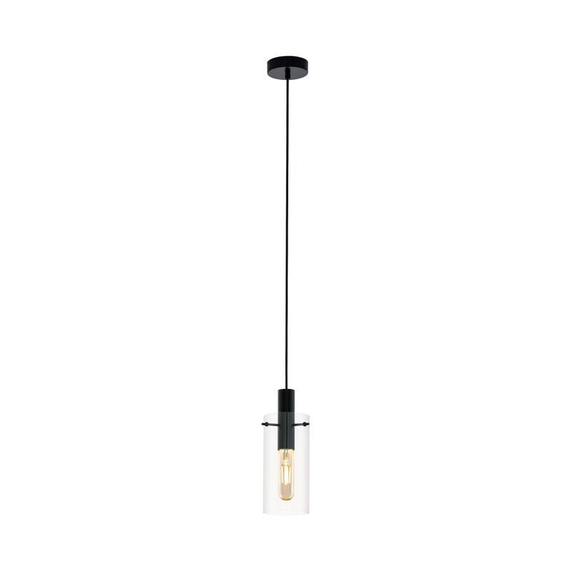 Svart modern fönsterlampa glas, Jovanni