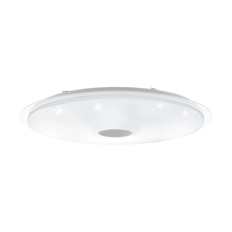 Transparent plafond stål, Dunya, 80W, justerbar ljusfärg LED Transparent plafond stål, Dunya, 80W, justerbar ljusfärg LED