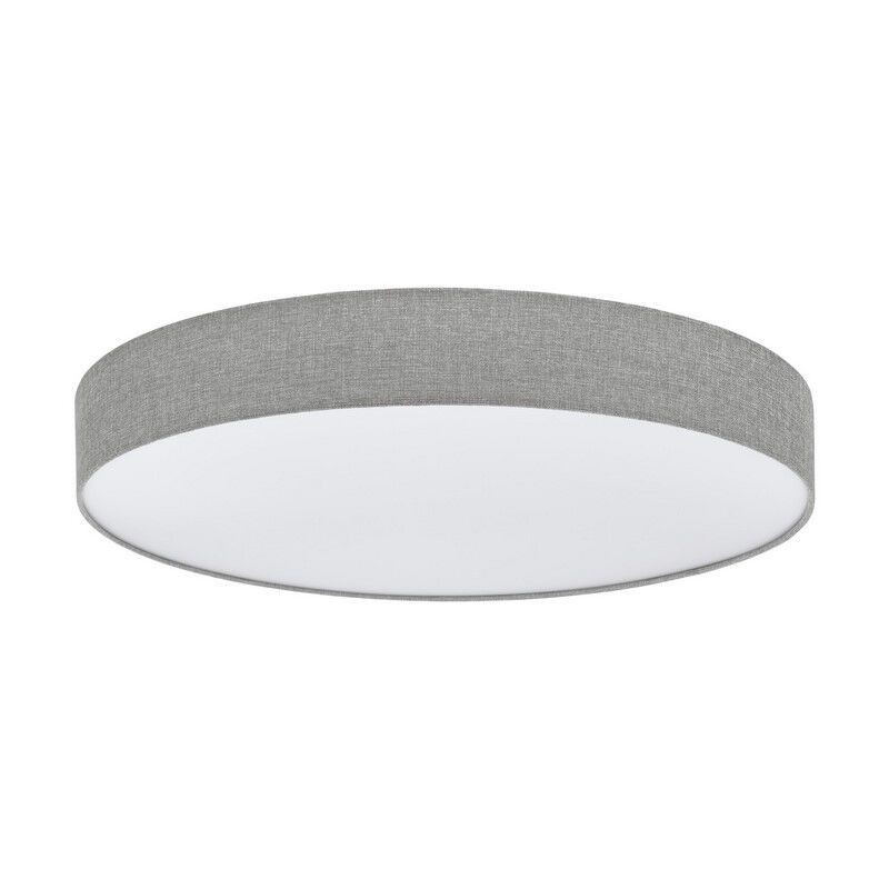 Grå modern taklampa plast, Sila, 60W, varm till kall vit justerbar LED, met fjärrkontroll