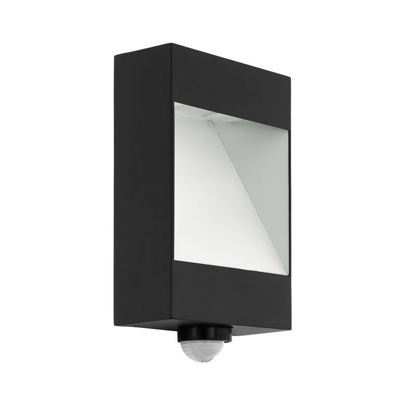 Antracit modern utomhus vägglampa med rörelsesensor aluminium, Elvi, 10W, 3000K LED, IP44 Antracit modern utomhus vägglampa med rörelsesensor aluminium, Elvi, 10W, 3000K LED, IP44