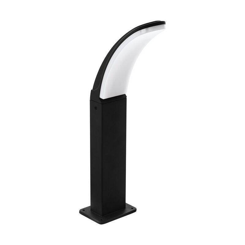 Svart modern utelampa aluminium, Oskar, 11W, 3000K LED, IP44