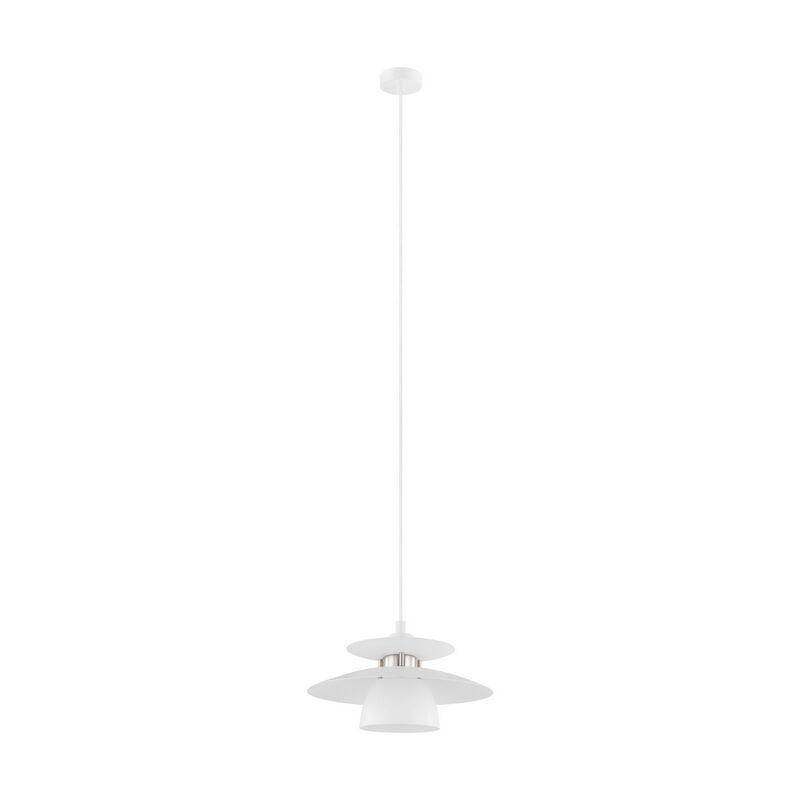 Vit design fönsterlampa stål, Lariana