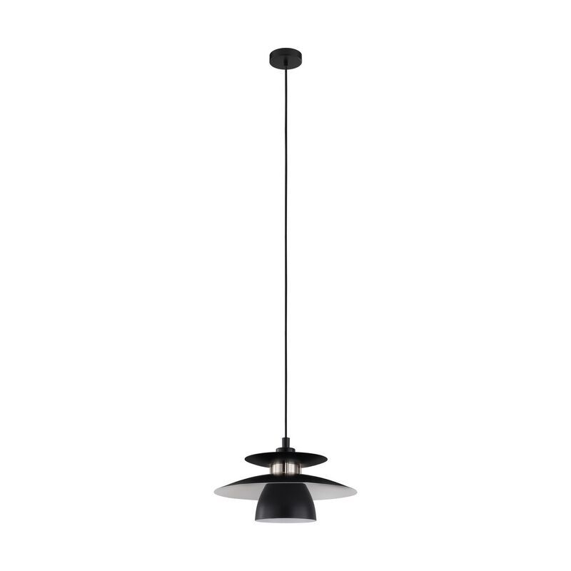 Svart design fönsterlampa stål, Lariana
