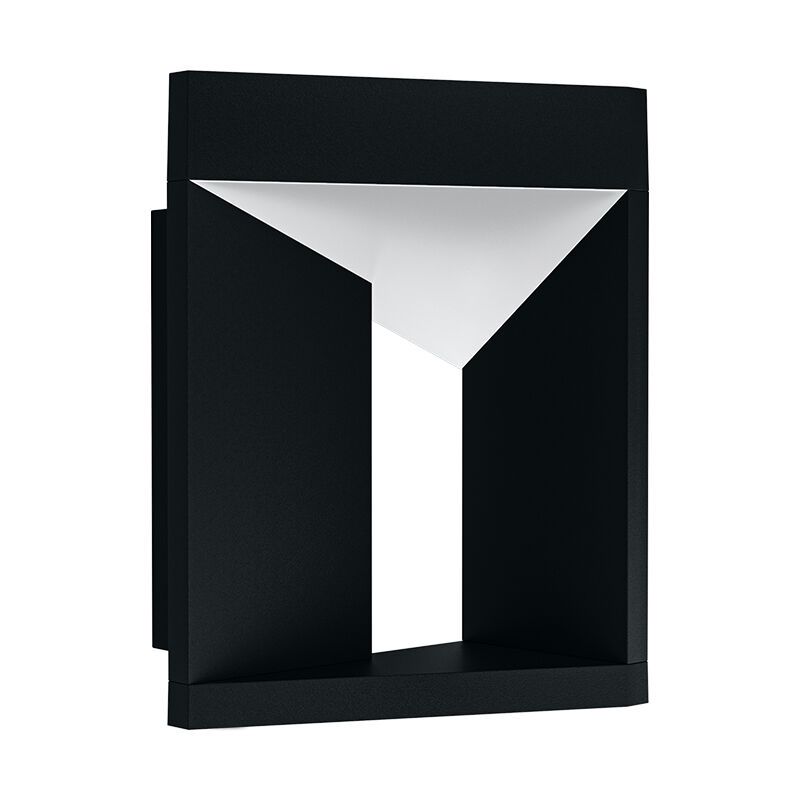 Svart modern utelampa aluminium, Lyke, 10W, 3000K LED, IP54