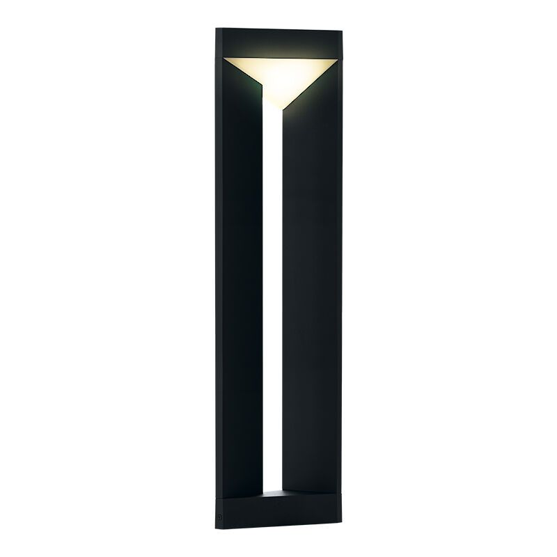 Svart modern utelampa aluminium, Lyke, 10W, 3000K LED, IP54 Svart modern utelampa aluminium, Lyke, 10W, 3000K LED, IP54